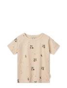 Apia Printed Shortsleeve T-Shirt Liewood Beige