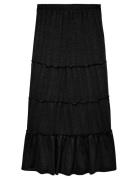 Vmjune Hw Ankle Skirt Jrs Ga Vero Moda Black