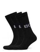 Classic Polyamide Crew Sock 3P Björn Borg Black