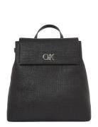 Ck Backpack With Conv Strap_Tex Calvin Klein Black