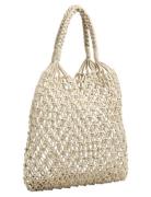 Pctaniliana Crochet Shopper Pieces Beige