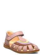 Sandals - Flat - Closed Toe - ANGULUS Pink