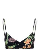 Pt Beach Classics Wrap Bra Roxy Patterned