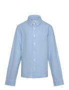 Cotton Linen Bd Ls Shirt GANT Blue