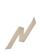 Checkered Scarf SUI AVA Beige