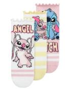 Nmfasara Stitch 3P Sock Wdi Name It Pink