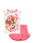 T Shirt + Short Paw Patrol Pink