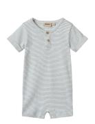 Jumpsuit S/S Alfred Wheat Blue