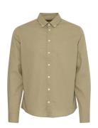 Cfanton Bd Ls Linen Mix Casual Friday Khaki