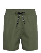 Mens Rbk Swim Shorts Clayton Reebok Performance Khaki