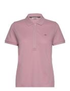 Reg Shield Logo Ss Pique GANT Purple