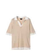 Riviera Polo Shirt Lexington Clothing Beige
