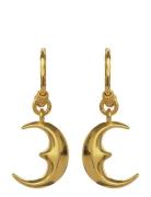 Moonie Earring Maanesten Gold