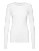 Thyra L/S Cotton Top Drop Needle Go Gai+Lisva White