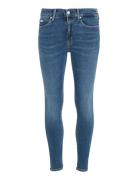 Mid Rise Skinny Calvin Klein Jeans Blue