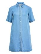 Objframe 2/4 Re Denim Dress Noos Object Blue