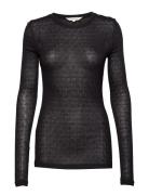 Fermi L/S Silk Top Gai+Lisva Black