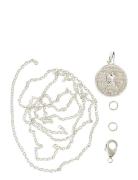 Zodiac Coin Pendant And Chain Set, Aquarius Me & My Box Silver