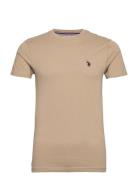 Uspa T-Shirt Arjun Men U.S. Polo Assn. Beige
