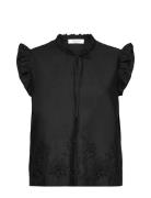 Rwlauren Sl Regular Top Rosemunde Black