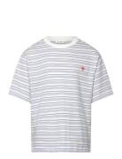 T-Shirt .-- Palmstri Mango White