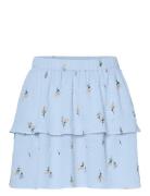 Pcjeo Hw Short Skirt Wvn D2D Pieces Blue
