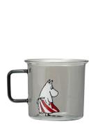 Moomin Glass Mug Moominmamma Muurla Grey