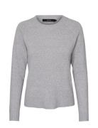 Vmdoffy Ls O-Neck Blouse Ga Noos Vero Moda Grey