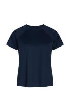 Women Sports T-Shirt ZEBDIA Navy