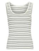 Mschgubbi Rasmia Sl Top Stp MSCH Copenhagen White