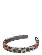 Leopa Slim Beaded Hairbrace Becksöndergaard Patterned