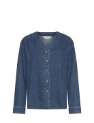 Mschjolene Elena Shirt MSCH Copenhagen Navy