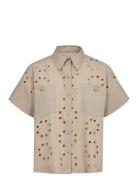 Mmtazhi Cotny Shirt MOS MOSH Beige