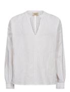 Mmzeina Linen Blouse MOS MOSH White