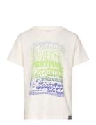 Printed Tee Thorlino Tee Mads Nørgaard White