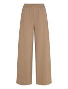 Wide Leg Jogger Trousers Mango Brown