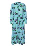 Yasrosola Ls Long Dress S. YAS Blue