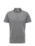 Slh Leroy Coolmax Ss Polo B Selected Grey