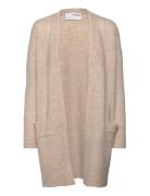 Slflulu New Ls Knit Long Cardigan B Noos Selected Grey