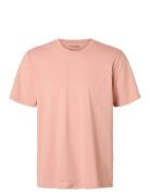 Slhaspen Ss O-Neck Tee Noos Selected Pink