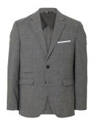 Slhslim-Oasis Linen Blz Noos Selected Grey