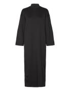 Slfjane Ls Ankle Dress Selected Black