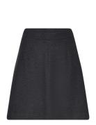 Slfmercy-Ula Hw Mini Wool Skirt Selected Grey