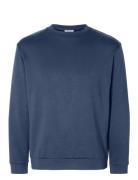 Slhemanuel Soft Crew Neck Sweat Noos Selected Navy