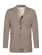 Slhslim-Myloelton Wool Blz Noos Selected Beige