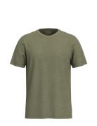 Slhaspen Slub Ss O-Neck Tee Noos Selected Khaki