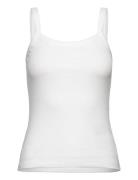 Slfcelica Anna Strap Tank Top Noos Selected White