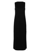 Slfanita Twisted Ankle Dress Selected Black