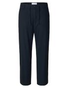 Slh220-Loose Brody Linen Bld Pant Noos Selected Black