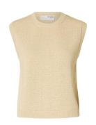 Slfalma Sl Knit Vest Selected Cream